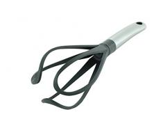 Generies Frusta in acciaio inox opaco, resistente al calore fino a 230 °C, 4693, nero, taglia unica