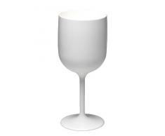 Mojito Design Calice Bicchieri, Plastica, Bianco, 2 Pezzi