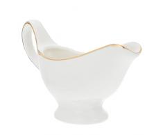 Housoutil Salsiera in Ceramica Salsiera Salsiera Brocca di Salsa Gravey Versatore Piatto Brocca di Salsa caffè Scrematrice per Insalata Condimenti Latte Brodo Scrematrice