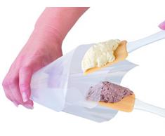 Tescoma 630476 Delicia sac a Poche Doppia, Plastica, Trasparente, 30 cm, 10 Pezzi