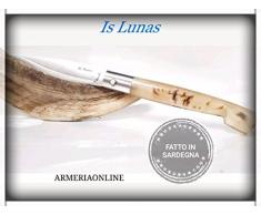is lunas COLTELLO DA CACCIA SARDO PATTADA TASCABILE MANICO IN CORNO SARDEGNA COLLEZIONE