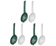 Anneome 6 Pcs Pala Gadget Gnocco Alimenti Bolliti Cucina Domestica Tagliatelle Bastone Scanalato Con Ceppo Pentole Paletta Noodle Spaghetti Casa Frittura Drenante Friggitrice Mestolo