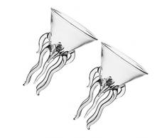 UPKOCH 2Pcs Bicchieri Da Martini Forma Di Polpo Coppe Da Cocktail Bicchieri Da Vino Cristallini Calice Da Vino Novità Coppe Per Bevande Gelato Budino Contenitore Per Bar Party Ktv