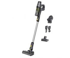 Rowenta RH6974 X-PERT 3.60 Aspirapolvere Senza Fili Potente con Kit Animal Care, Scopa Elettrica Ricaricabile Leggera, Aspirapolvere Senza Sacco, Autonomia 45 Min, Luci LED, Nero/Giallo