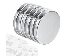 Wukong - Magneti al neodimio grandi extra forti, 30 x 4 mm, grandi magneti rotondi, forti per lavagna magnetica, bacheca, lavagna, frigorifero, lavagna magnetica, con scatola di immagazzinaggio