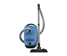 Miele Classic C1 Junior Aspirapolvere a Traino con Sacco ad Alta Potenza di Aspirazione, Bocchetta Universale, Design Leggero, Colore Tech Blu