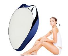 LEEWENYAN Epilatore di cristallo, strumento di rimozione dei peli esfoliante indolore, gomma per capelli in vetro per uomini e donne, depilazione fisica per braccia e gambe (nero)