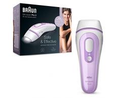 Braun Silk-expert Pro 3, Epilatore Luce Pulsata, Alternativa al Laser, Rasoio Venus incluso, Per Corpo e Viso, Custodia da Viaggio, Idea Regalo, PL3011 Bianco e Lilla
