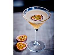 Pasabahce, bicchiere da Martini “Timeless”, 440176, design effetto cristallo, altezza: circa 17,2 cm, set da 6 pezzi in vetro