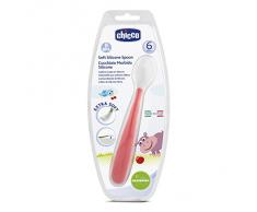 Chicco 56266 Cucchiaio Morbido in Silicone, 6M+
