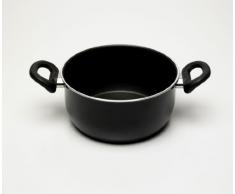 Ballarini Firenze Casseruola, Alluminio, Nero, 26 cm