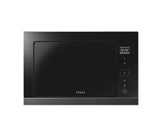 Haier Serie 4 HOR38G5FT, forno a microonde integrato con grill, 28 litri, schermo digitale touch, 6 funzioni, 8 automatiche, 1450 W, nero, 38,8x56x50cm