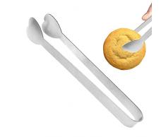 LOKOO Pinza per Ghiaccio | Pinza per Manico per Cubetti di Ghiaccio - Pinza da Portata Piccola in Acciaio Inossidabile, Piccola Pinza da Cucina per antipasti, Tea Party, Bar, Dessert