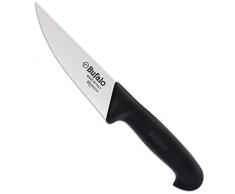 Bufalo Coltello per Pelare Lama 18 cm Emilia S42/18 Manico Nero