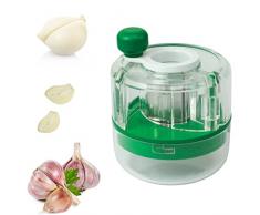 Rotary aglio affettatrice mano scuotere aglio affettatrice aglio pressare zenzero pelapatate aglio schiacciapatate multi-funzione affettatrice aglio pressa verdura taglierina
