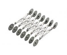 PADERNO 47822-05 Rullo Taglia Pasta Estensibile GR710, Acciaio Inox