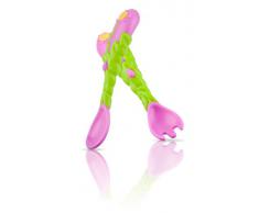 Nuby ID22012 Flower Cucchiaino e Forchettina