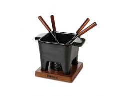 Boska - Set per fonduta di formaggio "Tapas", 400 gr, colore: Nero
