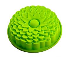 FantasyDay® Stampo in Silicone con 1 Cavità per Cubetti di Ghiaccio, Biscotti, Tortini, Cioccolato, Dolci - Fiore