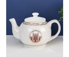 Widdop Teiera con coperchio in porcellana per le nozze reali, 1,1 ml