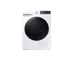 Samsung Asciugatrice AI Control Quickdry DV80T7220BT/S3, 8 Kg, Pompa di Calore, Classe A+++, Wifi, Oblò Reversibile, Carica Frontale, 60l x 85h x 60p cm
