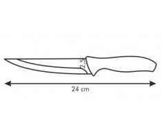 Tescoma 862008 Sonic Coltello Multiuso Lama Liscia, Acciaio Inossidabile, Nero, 12 cm, 1 Pezzo