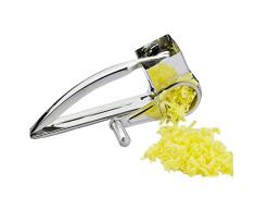 Mano agitazione grattugia per formaggio, Hlhome cutter formaggio Planer Home utensili da cucina multifunzionale grattugia formaggio, acciaio INOX