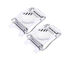 Taglia Uova 2 Pezzi Affettatrice Sode per Uova Fragola Multifunzionale Taglia Uova Pomodori Cucina