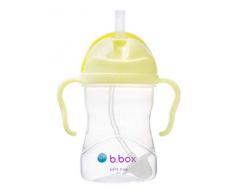 B.box - Tazza con cannuccia ponderata Banana Split 6+ mesi, 1 unità