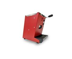 Macchina da caffè a cialde ese 44 mm lollo caffè lollina Rossa + 40 cialde in omaggio