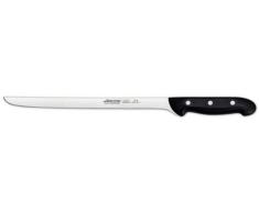 Arcos Serie Maitre - Coltello Prosciutto - Lama Acciaio Inossidabile Nitrum 275 mm - Manico Polipropilene Colore Nero
