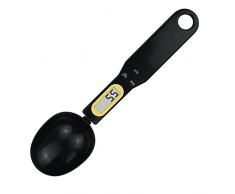 Misurino scala 500g/0.1g alta precisione ABS portatile digitale bilancia da cucina con display LCD per cucina accurata pesatura cucchiaio nero