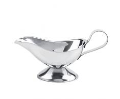 Salsiera in acciaio inossidabile, contenitore per condimento per barche per salsa di peperoni e bistecca per la cucina del ristorante(3 oz)