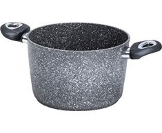 Aeternum, Madame Petravera 3.0, Pentola Antiaderente, Ideale per Induzione, Diametro 20 cm, Full Induction, Grigio