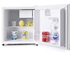 Melchioni ARTIC47LT Mini frigo bar con congelatore, Silenzioso, 47L, Compressore e freezer, Frigorifero piccolo portatile da camera, Frighetto per ufficio, B&B, Hotel