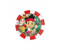 8 piatti piccoli Jake il pirata party pirati