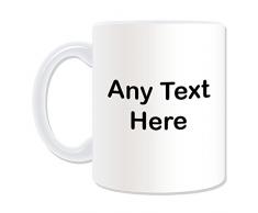 Regalo personalizzato – Cards and Dealer Baccarat/BLACKJACK/Texas Holdem tazza, motivo: casino, bianco) – qualsiasi nome/messaggio personalizzato – Hold EM Poker carta