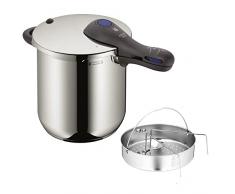 WMF 07.9314.6040 Pentola a Pressione, Acciaio Inossidabile, 22 cm, 8.5 L