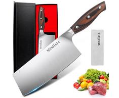 Mannaia da Cucina, Mannaia Macellaio Coltello Chef Cinese Acciaio Inossidabile per Carne Verdure