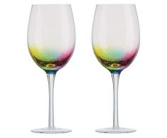 Artland ART14900PK2 neon bicchieri di vino, multicolore