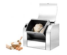 Impastatrice Commerciale,Impastatrice Elettrica per Alimenti 30kg/h, Impastatrice per Impastatrice in Acciaio Inossidabile 1500W,Impastatrice per Farina 3Kg,Impastatrice Professionale per Pasta Pizza