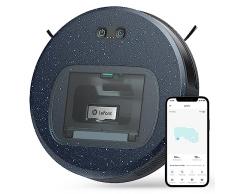 LEFANT Robot Aspirapolvere F1 Pro con 5000 Pa, 28x6,9 cm Super Sottile,250 Minuti di Autonomia, Contenitore per la Polvere Visibile da 600 ml,Aspirapolvere Robot Ideale per Peli di Animali Domestici