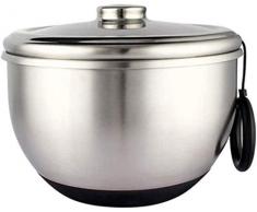 YZJSSL Centrifuga per Insalata in Acciaio Inox Eccellente Insalata essiccata in Una Grande capacità pronta da servire Design Innovativo con griglia dellAcqua Efficiente e Facile da asciugare -A