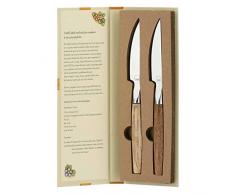 THUN ® - Set 2 coltelli per Carne Country - Legno