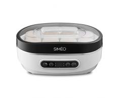 Siméo yva640 Yogurtiera, Plastica, Bianco