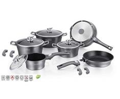 Royalty Line Set PENTOLE INDUZIONE 14 Pezzi Silver
