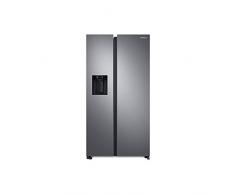 Samsung Frigorifero Side by Side RS68A8840S9/EF, Libera installazione, No Frost, Twin Cooling Plus™, Dispenser dellacqua, 634L, 91l x 178h x 72p cm