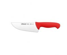 Arcos Serie 2900 - Coltello Scannare Coltello Macellaio Coltello Bistecca - Lama Acciaio Inossidabile Nitrum 170 mm - Manico Polipropilene Colore Rosso