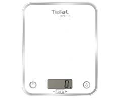Tefal BC5000 Optiss Glass Bilancia da Cucina Elettronica, Acciaio, Bianco