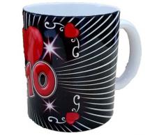 DIVA San Valentino - Tazze E TAZZINE - Tazza Nera con Cuore - Ti Amo